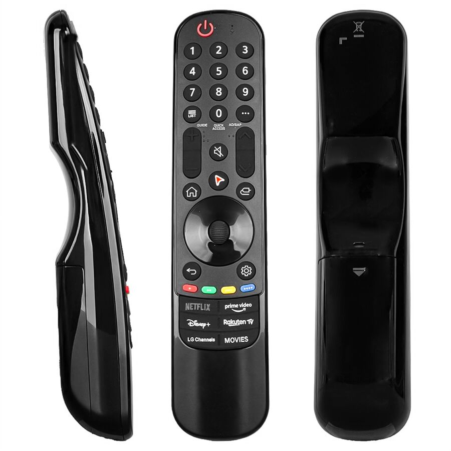 Ayt KL LG Uyumlu MR21GA AKB76036204 Netflix-Rakuten TV-Prime Video-Disney+ Tuşlu LG Air Mouse Sihirli Kumanda