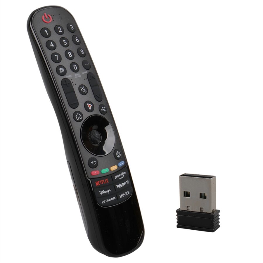 Ayt KL LG Uyumlu MR21GA AKB76036204 Netflix-Rakuten TV-Prime Video-Disney+ Tuşlu LG Air Mouse Sihirli Kumanda