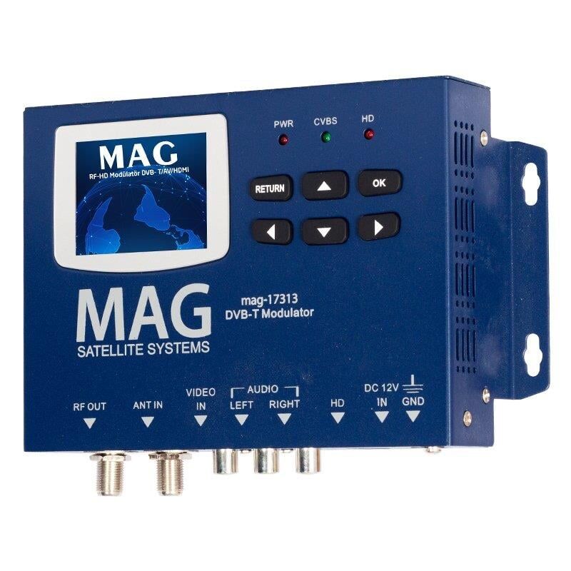 Ayt Mag Mg-17313 Lcd Ekranlı HD-RF Converter Full HD Modülatör Dvb Av Hdmı Encoder