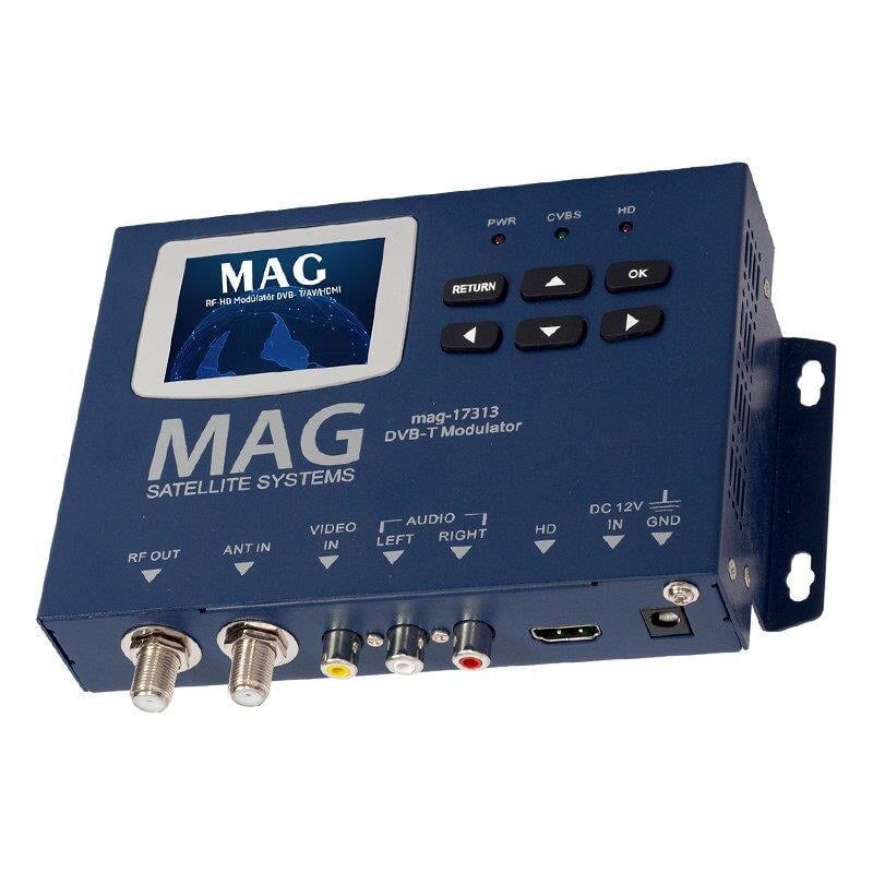 Ayt Mag Mg-17313 Lcd Ekranlı HD-RF Converter Full HD Modülatör Dvb Av Hdmı Encoder