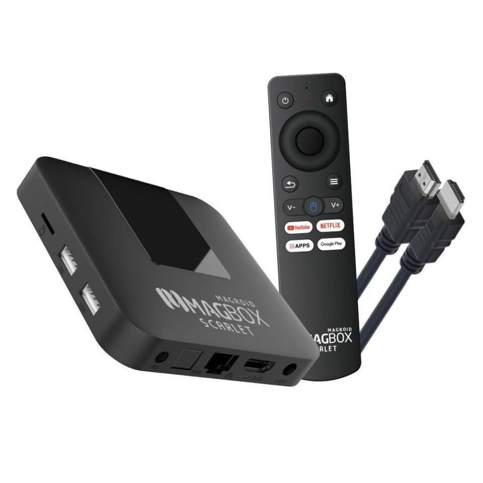 Ayt Magbox Magroid Scarlet 16 GB HDD 2 GB Ram 2.4G H313 Cpu Android Tv Box İ p Tv Destekli