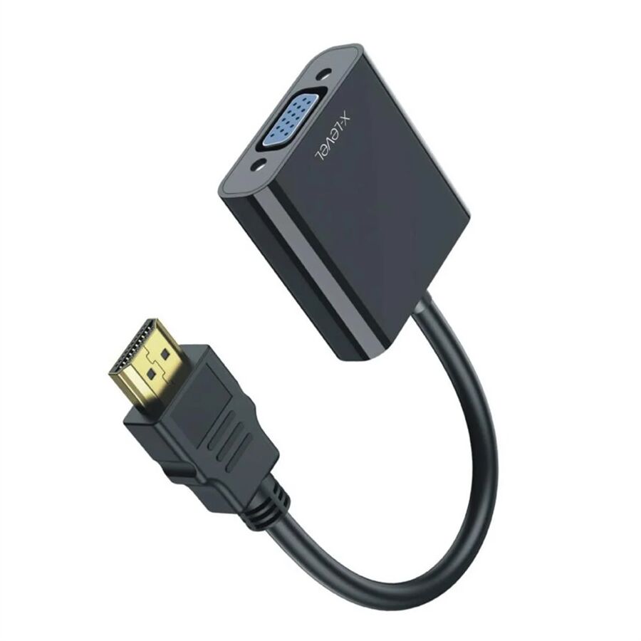 X-Level XCC7803 HDMI To VGA Aktif Çevirici Adaptör 3.5Mm Ses Çıkışlı Full HD