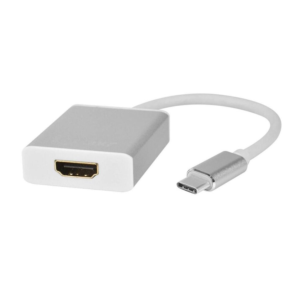 Ayt Powermaster PM-18231 USB Type-c To Hdmı Çevirici Görüntü Kablosu Type-c Çıkışını Hdmi Girişine Dönüştürücü Aparat