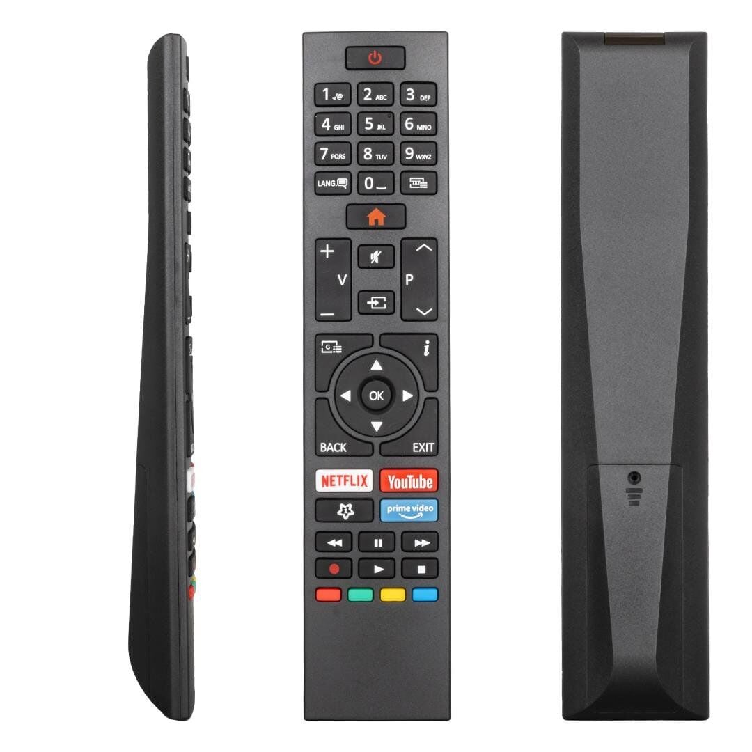 Vestel 65UD9000, RC 43157 - Toshiba CT 8557 - Telefunken XH32AJ600 - Finlux Netflix-Youtube Play Tuşlu Lcd-Led Tv Kumanda