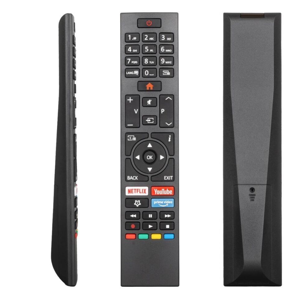 Vestel 65UD9000, RC 43157 - Toshiba CT 8557 - Telefunken XH32AJ600 - Finlux Netflix-Youtube Play Tuşlu Lcd-Led Tv Kumanda