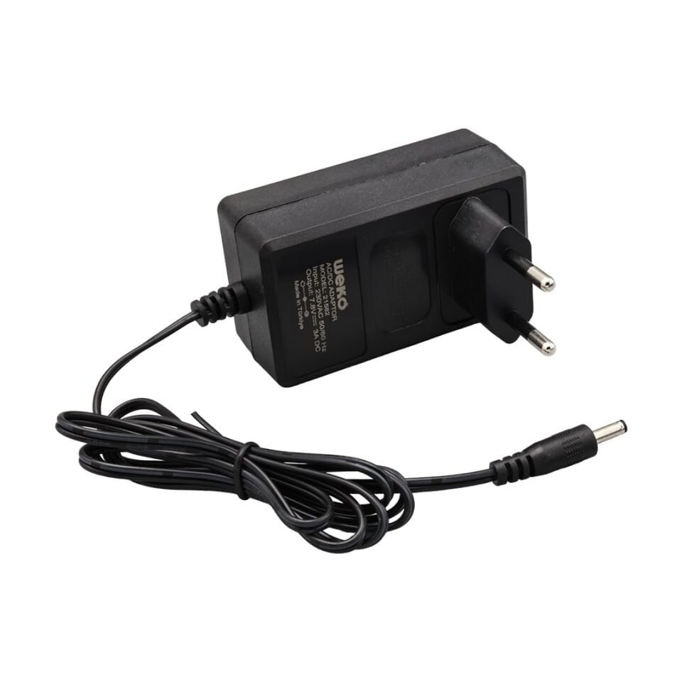 Ayt Weko 7.8 Volt 3 Amper 3.5 1.35 Uçlu Yerli Üretim Ac Plastik Yazar Kasa Adaptörü