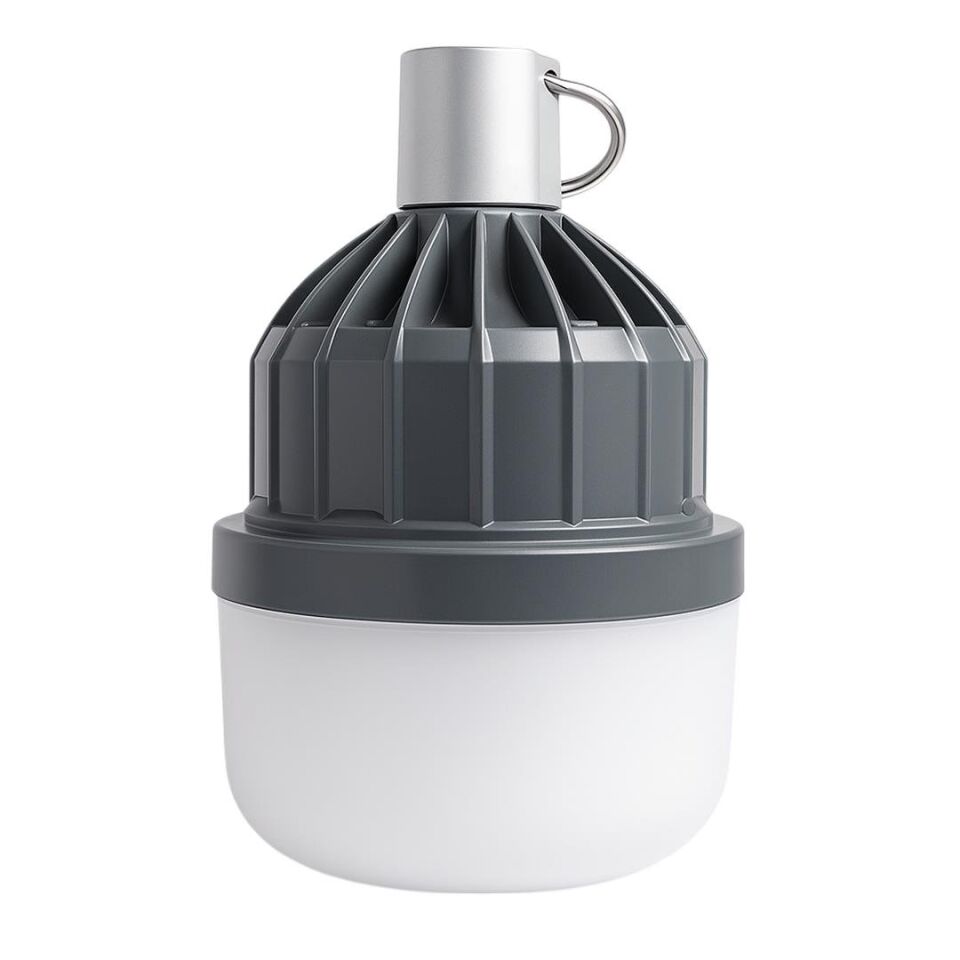 Ayt Ledx LN-616 80 Watt TYPE-C Şarjlı Taşınabilir Asma Kancalı Kamp Çadır Lambası 6500K 1200Mah 3 Modlu ABS Malzeme