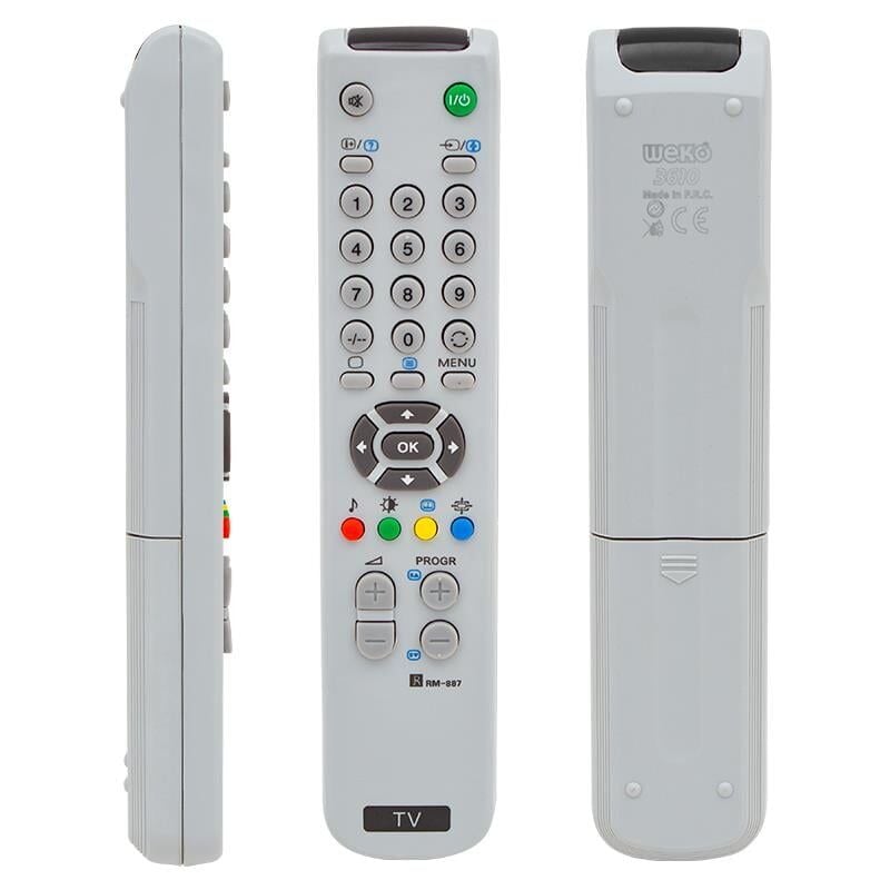 WEKO KT SONY RM 887 BEYAZ TV KUMANDA