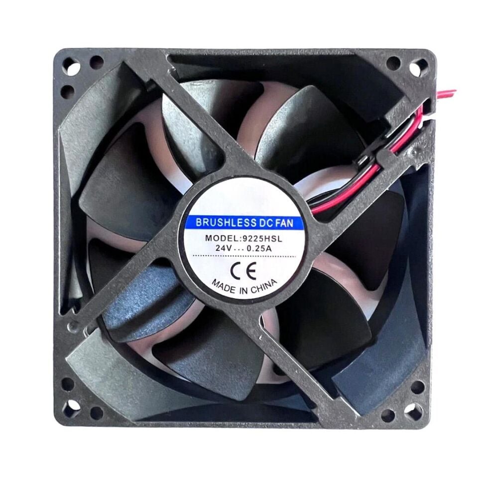 Ayt Powermaster 90X90X25 mm 24 Volt Fan Bilgisayar Pc Kasa Soğutma Fanı Soğutucu Fan 9x9 Cm