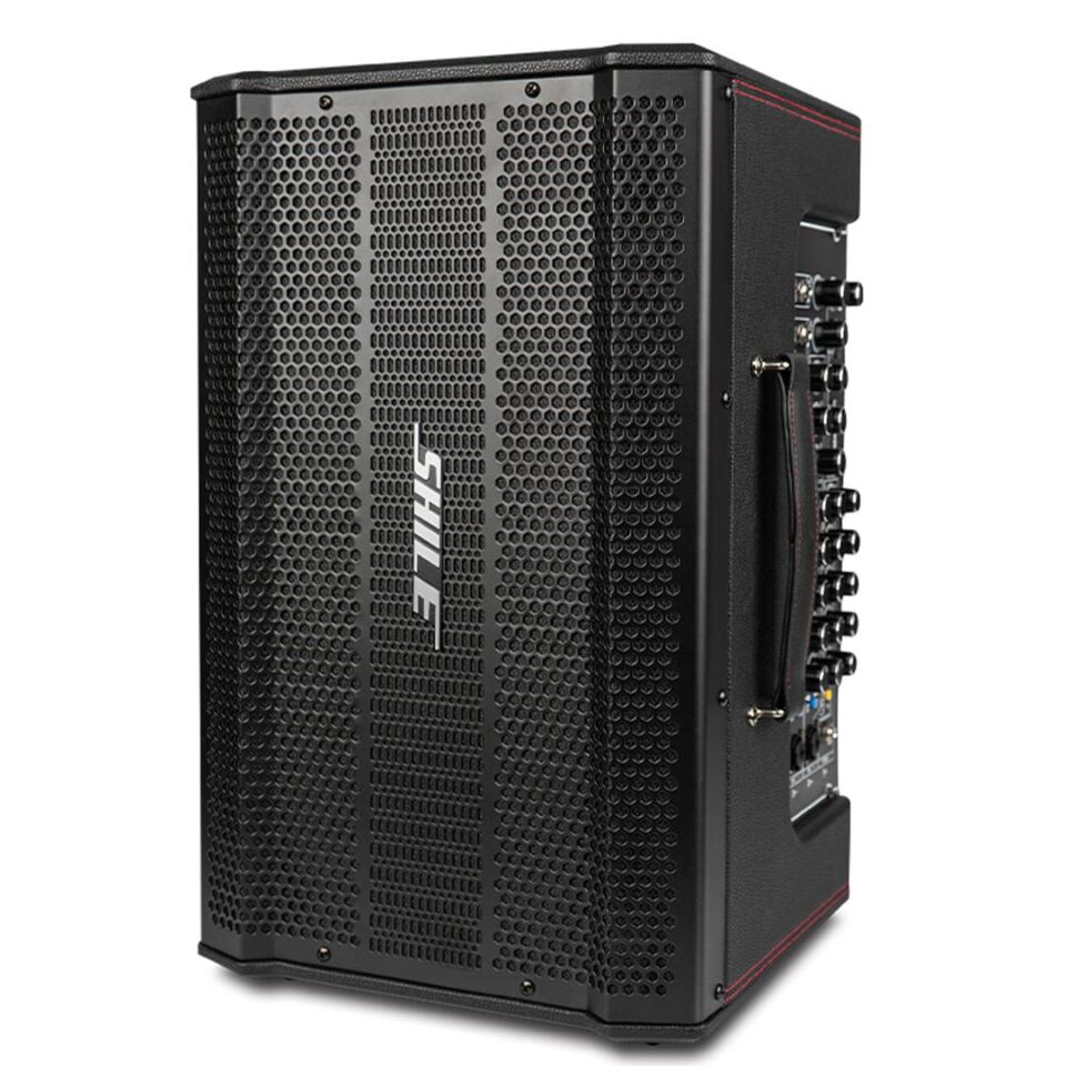 Shile SL-8 El Mikrofonlu USB SD Ve Bluetooth Taşınabilir Hoparlör Ses Sistemi Sahne Kolonu