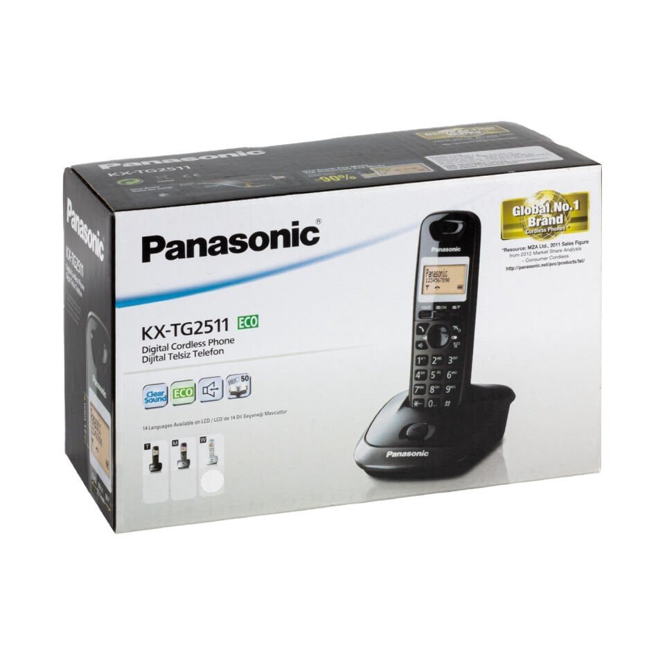 Panasonic KX-TG2511 Dect Telsiz Telefon Arayan Numarayı Gösteren Çağrı Kısıtlama