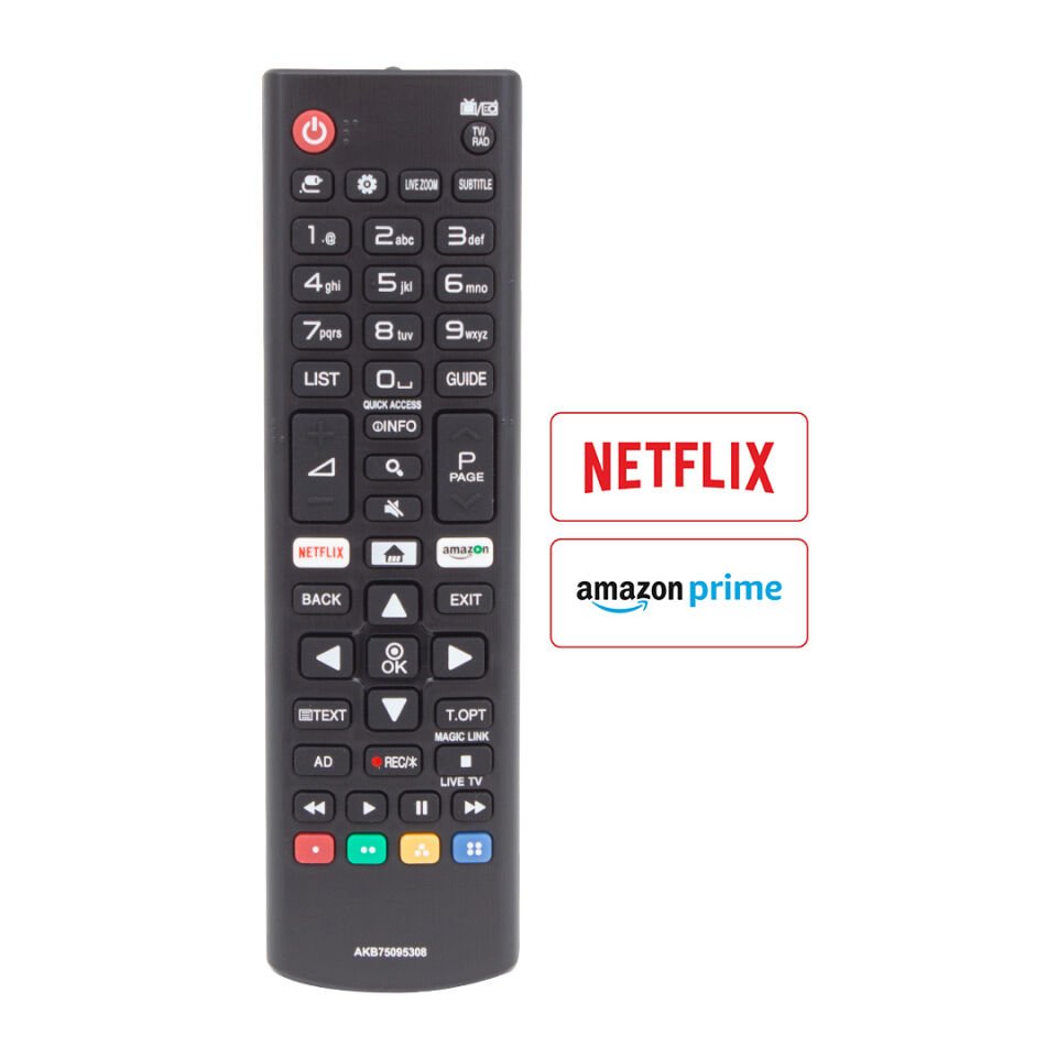 Ayt LG Netflix Amazon Tuşlu Lcd Led TV Kumanda Tüm Lg Modellerine Uyumlu Kumanda