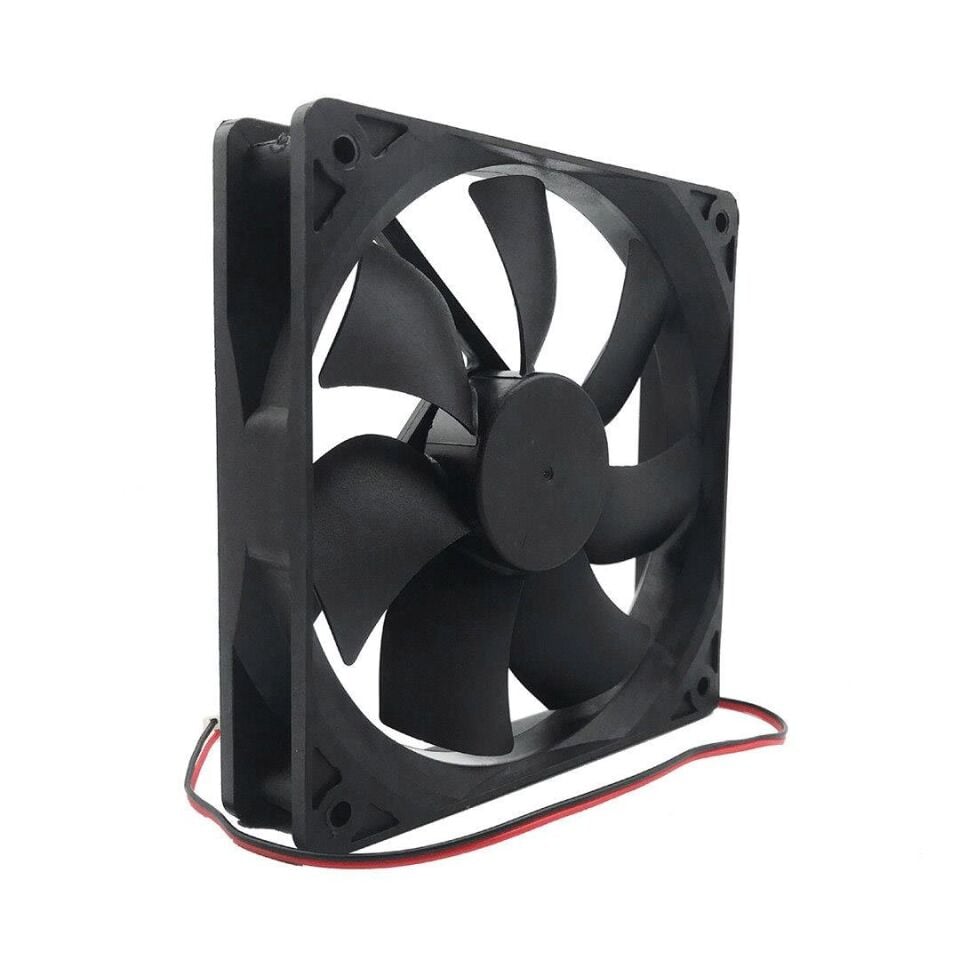 Ayt Powermaster 120X120X25 mm 24 Volt Fan Bilgisayar Pc Kasa Soğutma Fanı Soğutucu Fan 12x12 Cm