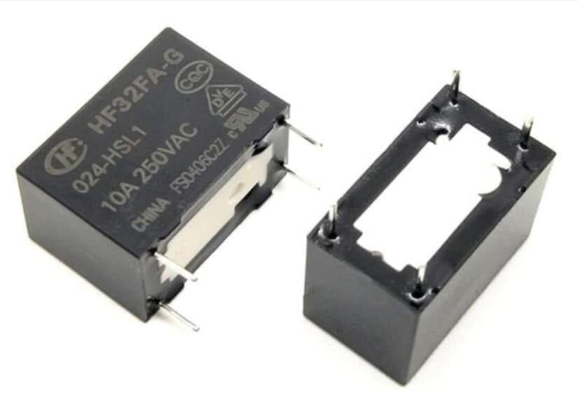 HF32FA-G 24 Volt DC  10A 250V AC 4 Pin Güç Rölesi