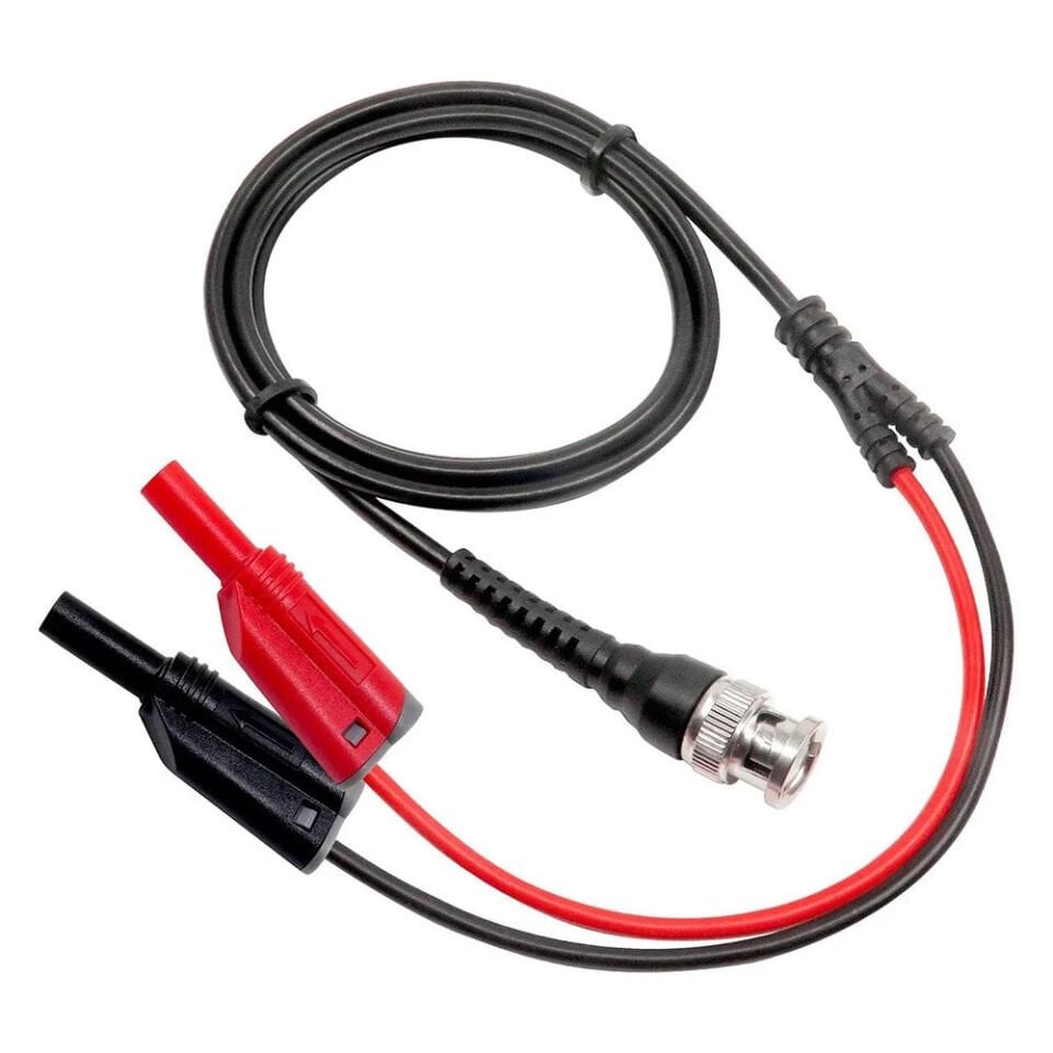 Powermaster 2x 4mm Banana Fişli BNC Kablo Kamera Soketi Kablosu Konnektör