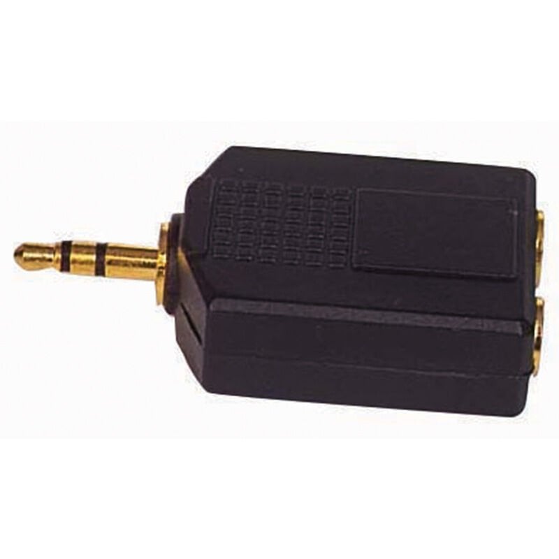 Ayt 3.5 Mm Stereo Erkek - 2x6.3 Mm Stereo Dişi Çevirici Jack Dönüştürücü