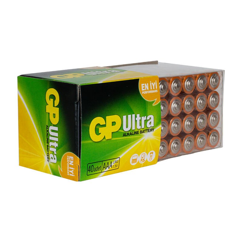 GP 24AU R03 Ultra Alkalin İnce Kalem AAA 40‘lı