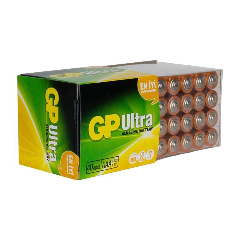 GP 24AU R03 Ultra Alkalin İnce Kalem AAA 40‘lı