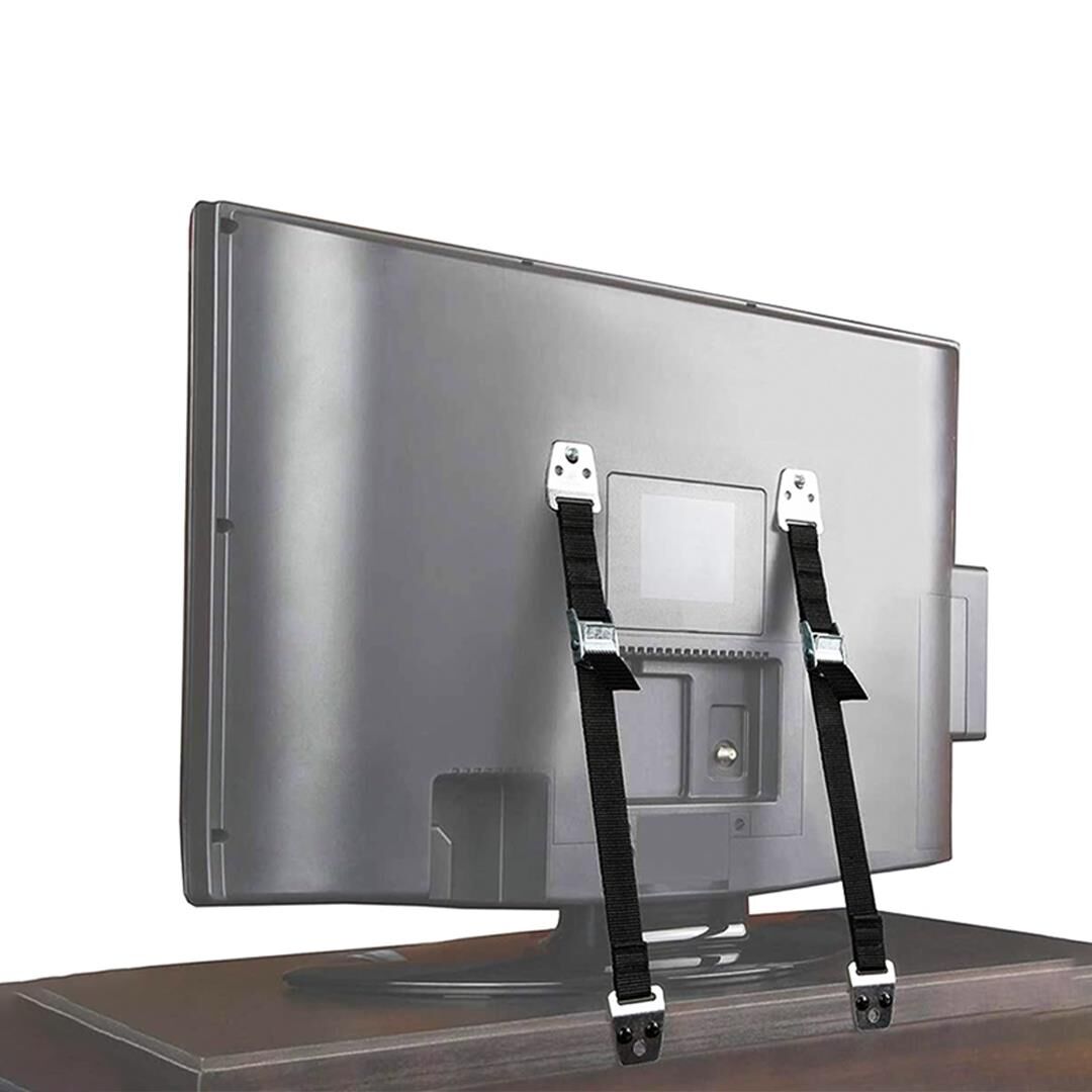 Ayt Pwr-22080 Lcd Led Tv Güvenlik Kemeri Unite Askı Aparatı Televizyon Sabitleyici Deprem Sabitleyici