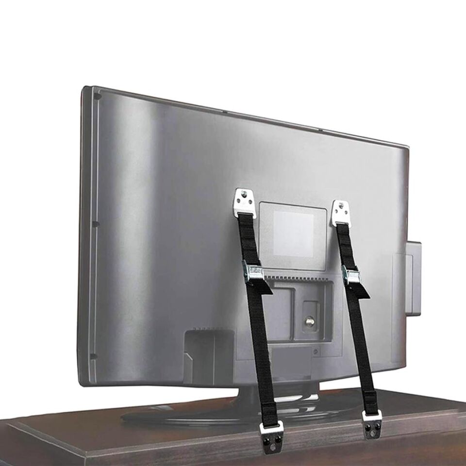 Ayt Pwr-22080 Lcd Led Tv Güvenlik Kemeri Unite Askı Aparatı Televizyon Sabitleyici Deprem Sabitleyici