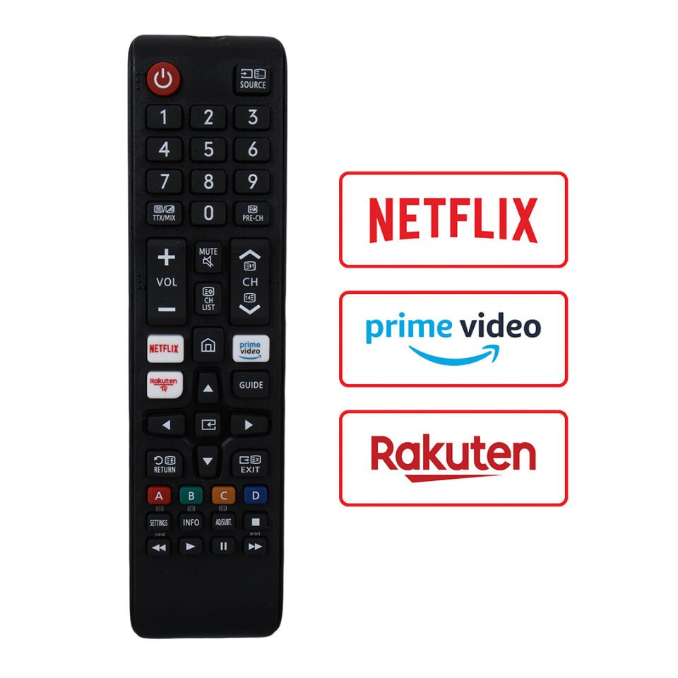 Ayt Samsung Netflix Prime Video Rakuten Tuşlu Lcd Led TV Kumandası BN59-01315B Uzaktan Kumanda