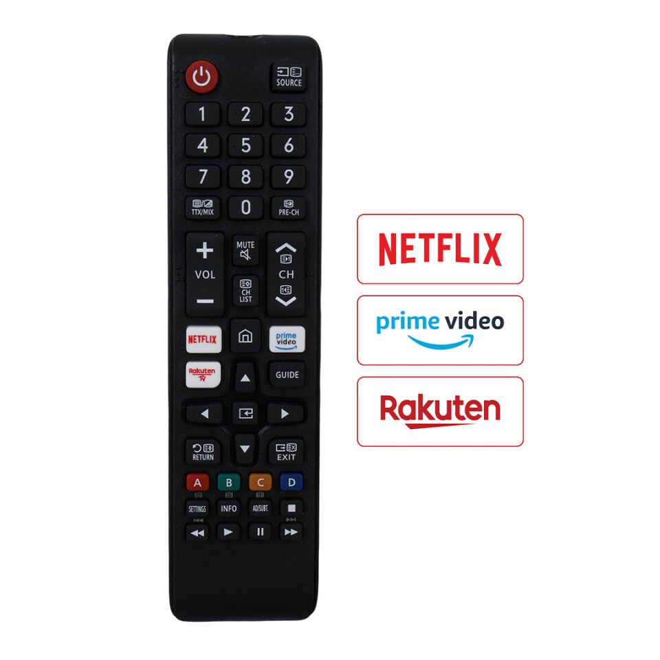 Ayt Samsung Netflix Prime Video Rakuten Tuşlu Lcd Led TV Kumandası BN59-01315B Uzaktan Kumanda