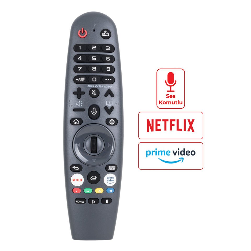 Ayt Weko Kl Onvo Sunny Skytech Lg Uyumlu Televizyon Kumandası Ses Komutlu Smart Tv Kumandası