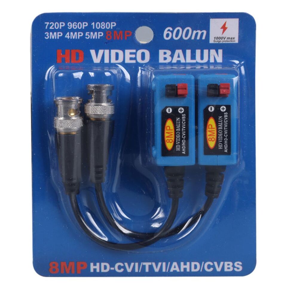 Ayt Powermaster PM-3893 8MP MAX 600 Metre HD-Tvı Cvı Ahd Cvbs HD Video Balun