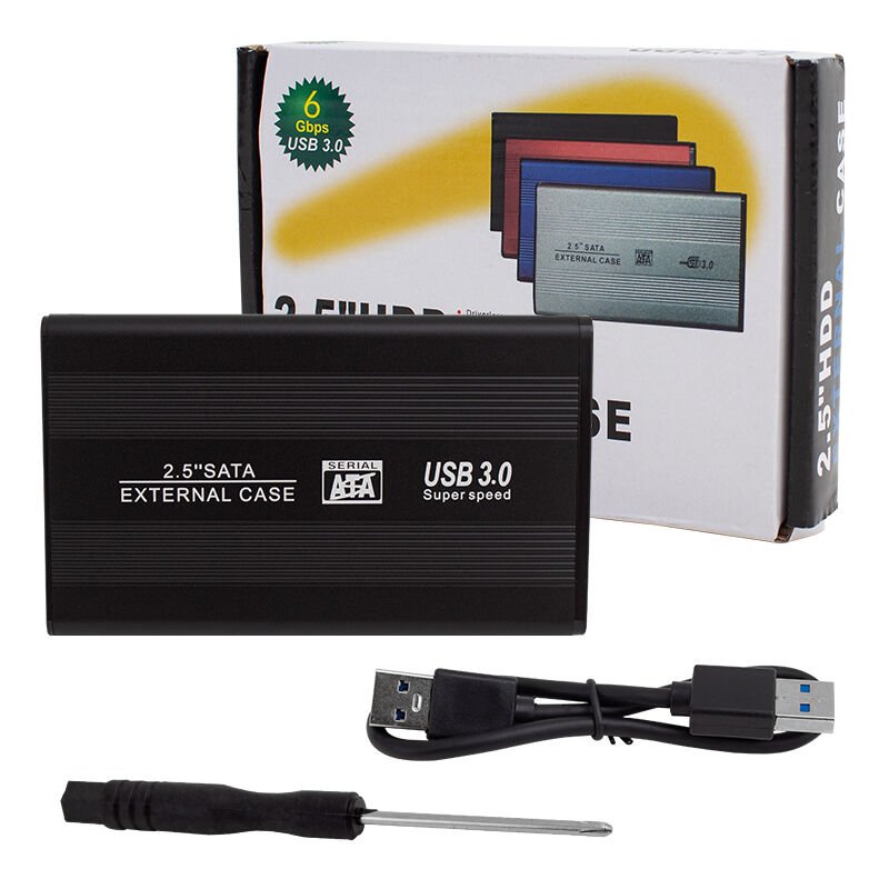 POWERMASTER PM-13948 2.5 USB 3.0 SATA HDD KUTUSU + 20 CM KABLO + TORNAVİDA HEDİYELİ