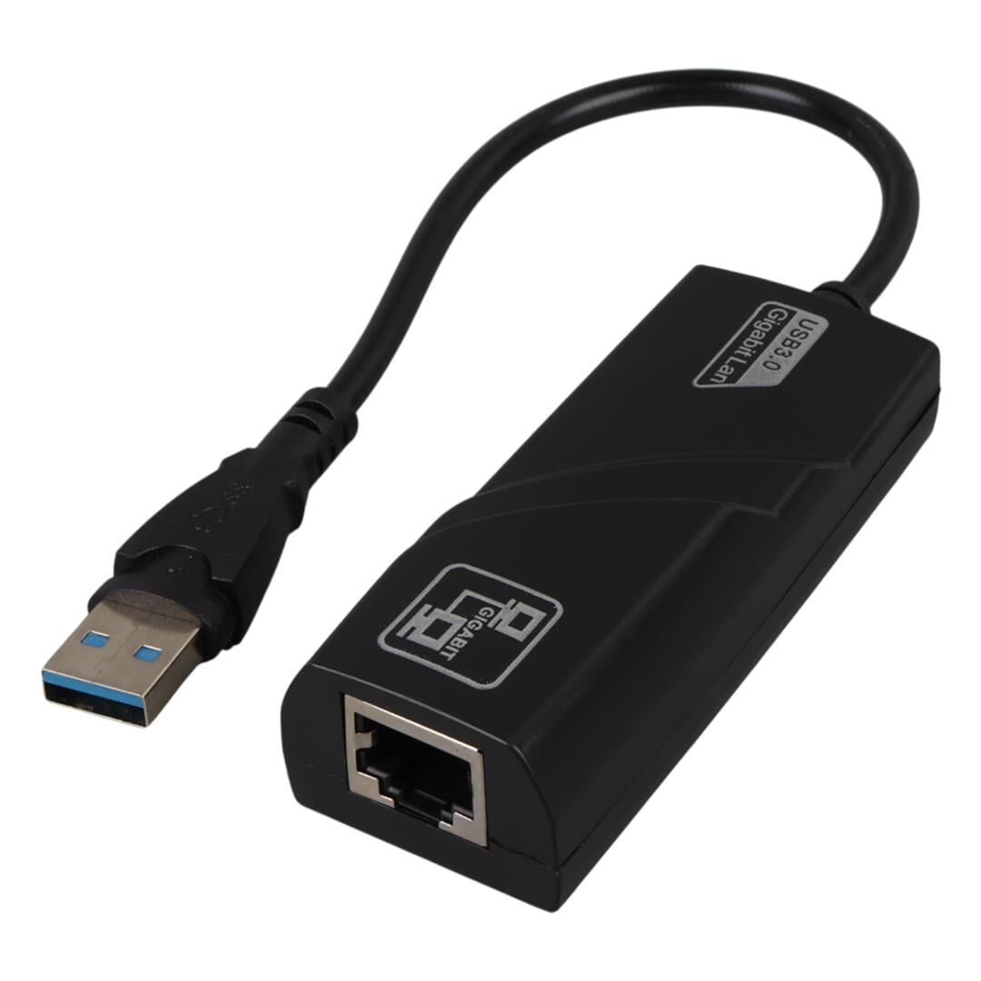 Powermaster PM-3851 Gigabit USB 3.0 Kablosuz Adaptör Usb Girişini Ethernet Soketine İnternet Girşine Çevirici
