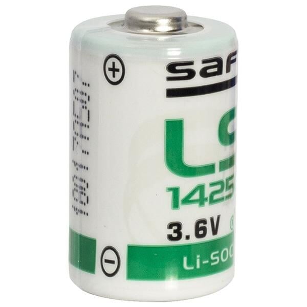 Saft 3.6 Volt Lityum Kısa Pil 14250 Sayaç Barkod Tarayıcı Pili