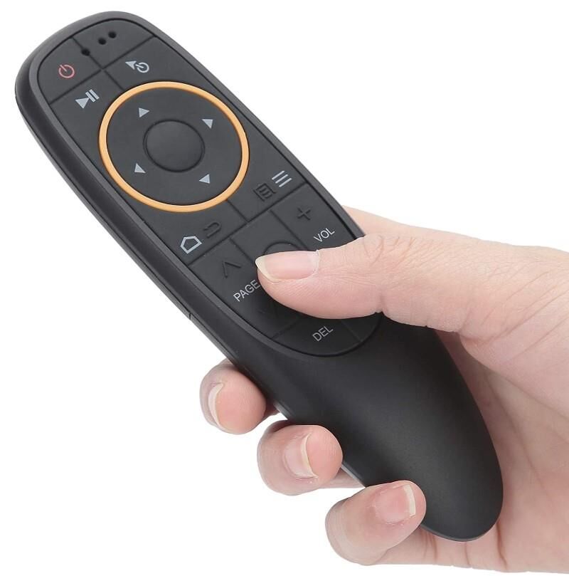 Ayt Weko G10 Android Windows Linux TV Box Mac OS Uyumlu 2.4 Ghz Ses Komutlu Wireless Air Mouse Uzaktan Kumanda