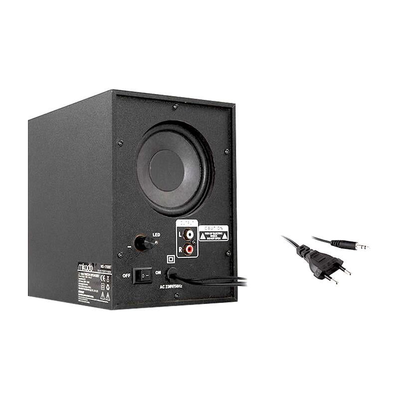Ayt Mikado MD-1700BT 2+1 Siyah Usb Sd Kart Fm Radyo Destekli Kumandalı Multimedia Bluetooth Hoparlör Ses Sinema Sistemi