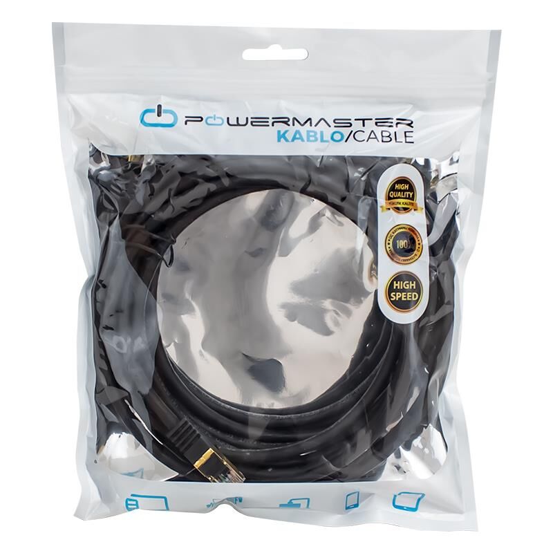 Ayt Powermaster PMCAT73 Cat7 Ethernet Kablo 5 Metre İnternet Kablosu Jack Soketli Hazır Kablo