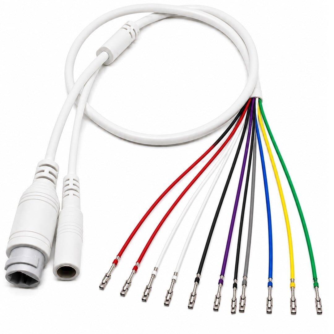 Novacom 9057 Soketli 11 Pin IP Kamera Montaj Ve Bağlantı Kablosu (1,25-8Y / PH-2Y