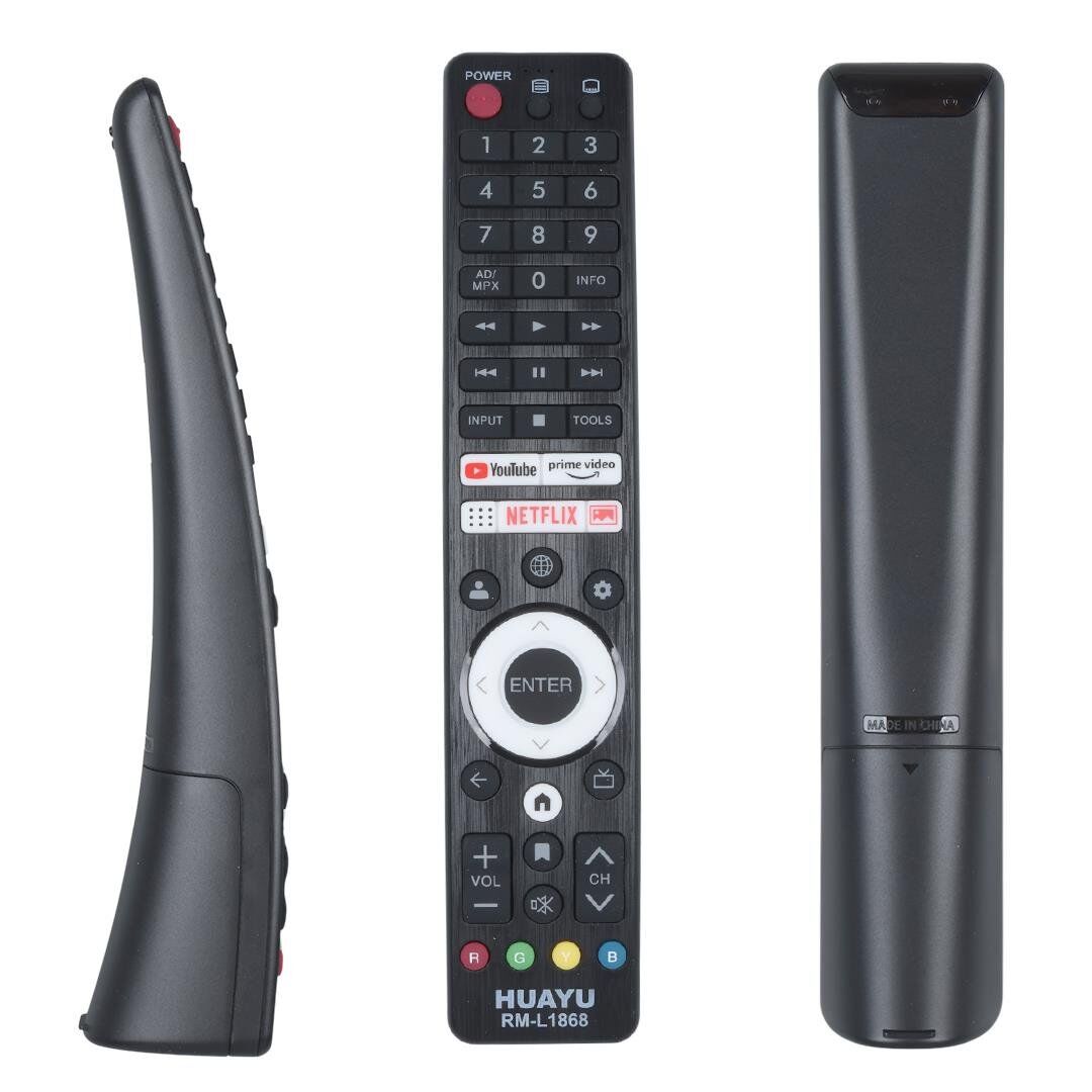 Ayt RM-L1868 Üniversal Sharp Netflix Youtube Prime Video Tuşlu Lcd Led Tv Kumanda