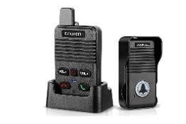 Hello D90 1000Mah Şarjlı Kapalı Devre Telsiz Kapı Zili Ve İnterkom Sistemi Kesintisiz Çift Taraflı Sesli İletişim Telsiz