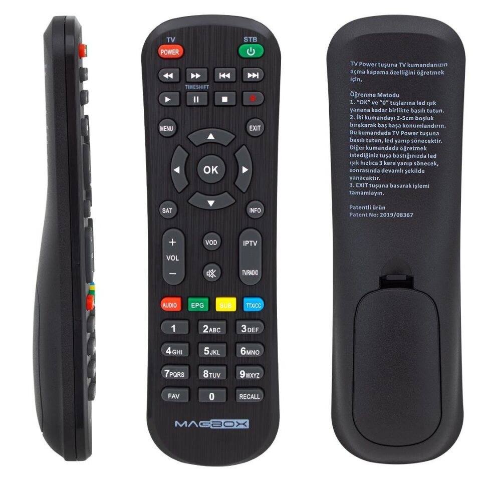 Ayt Magbox President HD Uydu Alıcı Kumandası Uzaktan Kumanda
