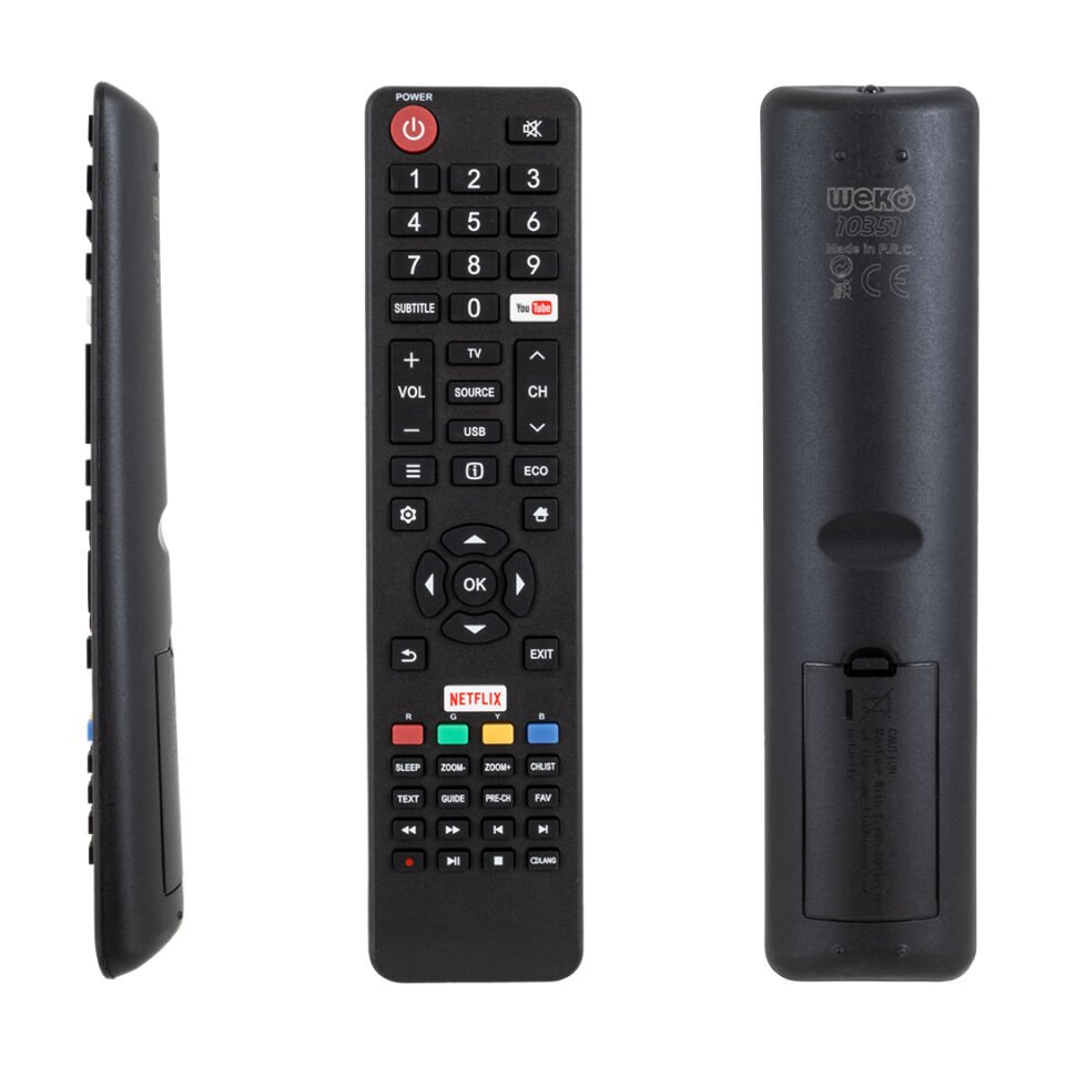 Ayt Weko Kl Tesla 06 532w54 Tla1xs Televizyon Kumandası Youtube Netflix Tuşlu Tv Kumanda