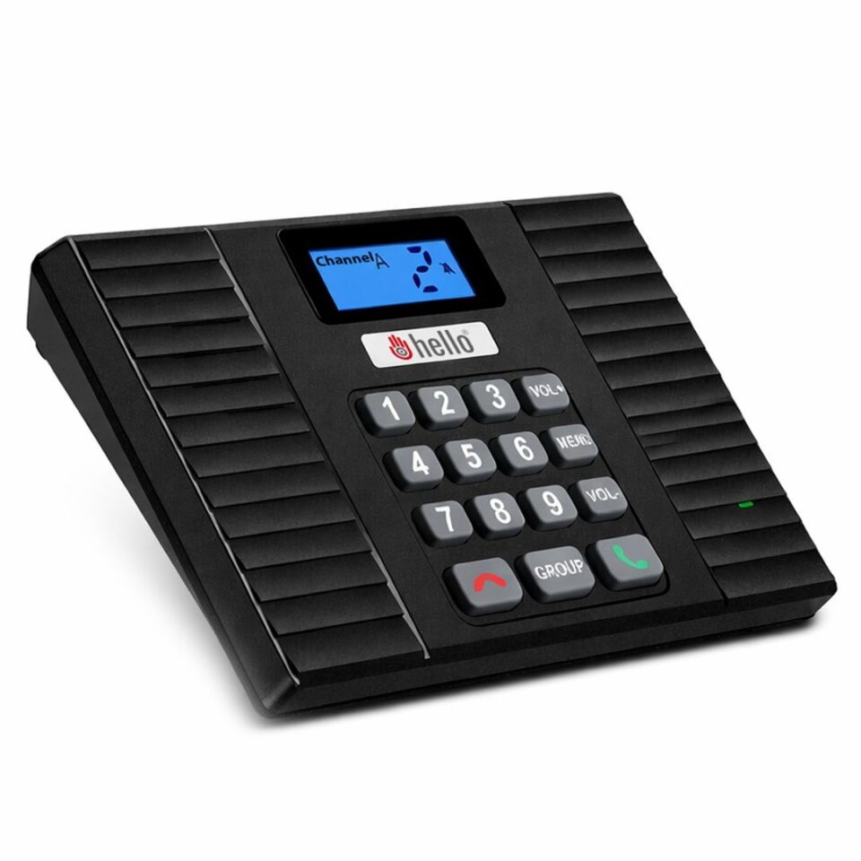 Hello F60D DC 5V 1A Kablosuz Intercom Sistemi 18 Kanal Kapalı Devre Sesli İletişim Çözümü