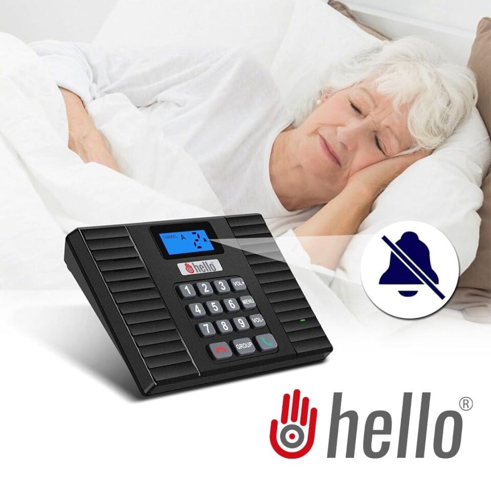 Hello F60D DC 5V 1A Kablosuz Intercom Sistemi 18 Kanal Kapalı Devre Sesli İletişim Çözümü