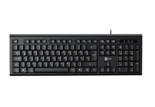 Lenovo Lecoo KB101 USB Kablolu Siyah Türkçe F Klavye (Numpadli)