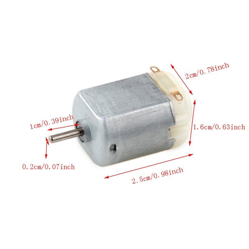 Ayt DC 3-4 Volt Işıldaklar İçin Motor Okul Deney Motoru Küçük Motor