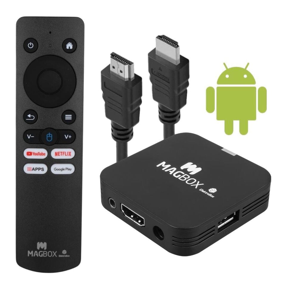 Ayt Magbox Electrobox 2 GB Ram H313 İşlemci 16 GB HDD 4K Ultra HD Android Box Android 10 İ p Tv Destekli