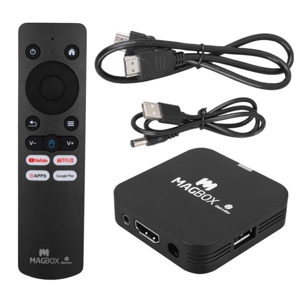 Ayt Magbox Electrobox 2 GB Ram H313 İşlemci 16 GB HDD 4K Ultra HD Android Box Android 10 İ p Tv Destekli