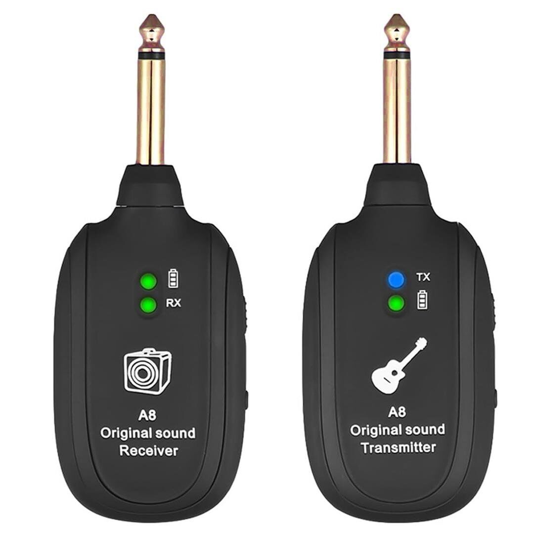 Ayt Magicvoice MV-19583 Uhf Gitar Tip Kablosuz Amfi Ve Enstrüman Kablosuz Mikrofonu Verici Ses Aktarıcı