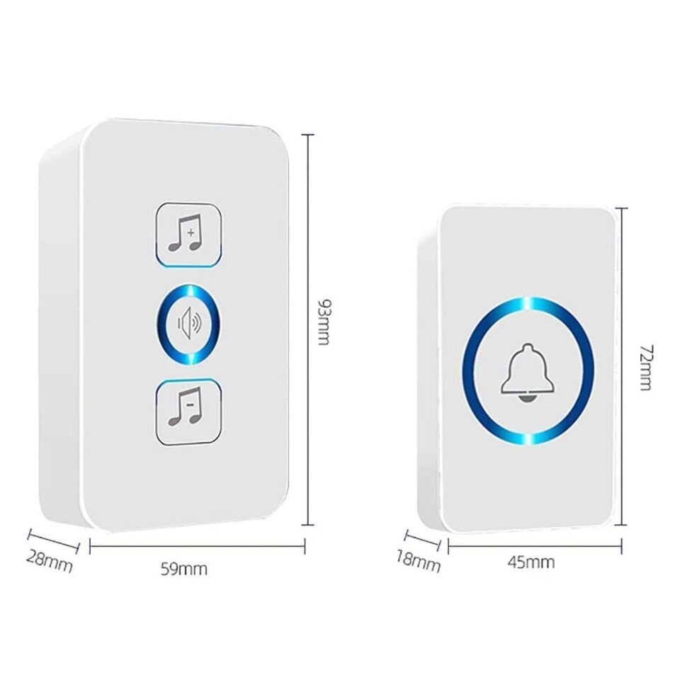 Ayt Powermaster PM-27140 Kablosuz Kapı Zili 32 Melodili Priz Tipi Kablosuz Kapı Zili 85 desibel 20 Metre Çekim Mesafesi
