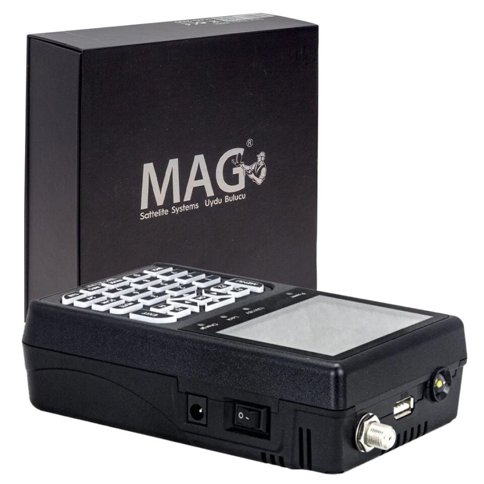 Mag Mag-2100 HD Uydu Yön Bulucu 3.5 İnç Ekranlı Görüntülü Uydu Bulucu Ayarlama Cihazı