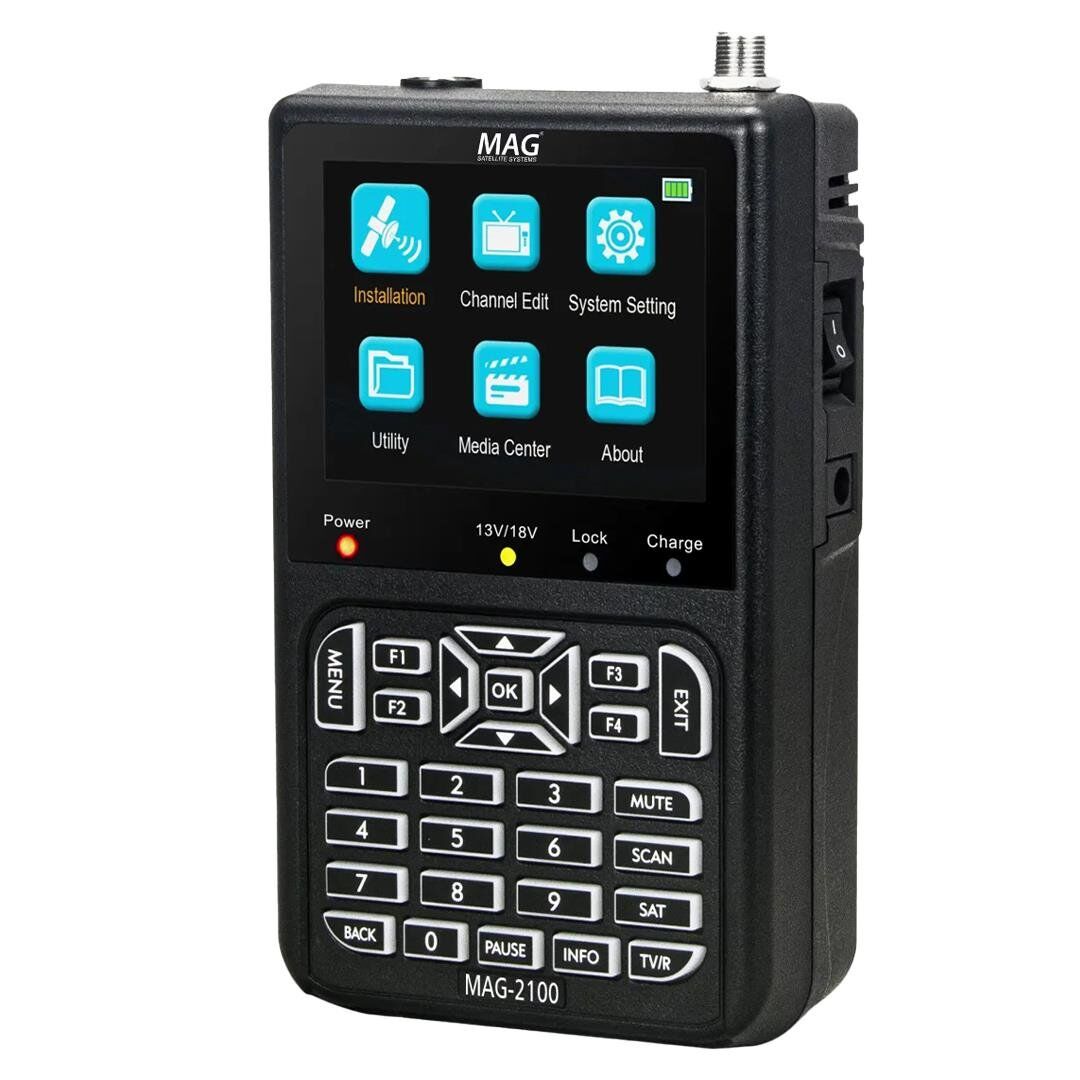 Mag Mag-2100 HD Uydu Yön Bulucu 3.5 İnç Ekranlı Görüntülü Uydu Bulucu Ayarlama Cihazı
