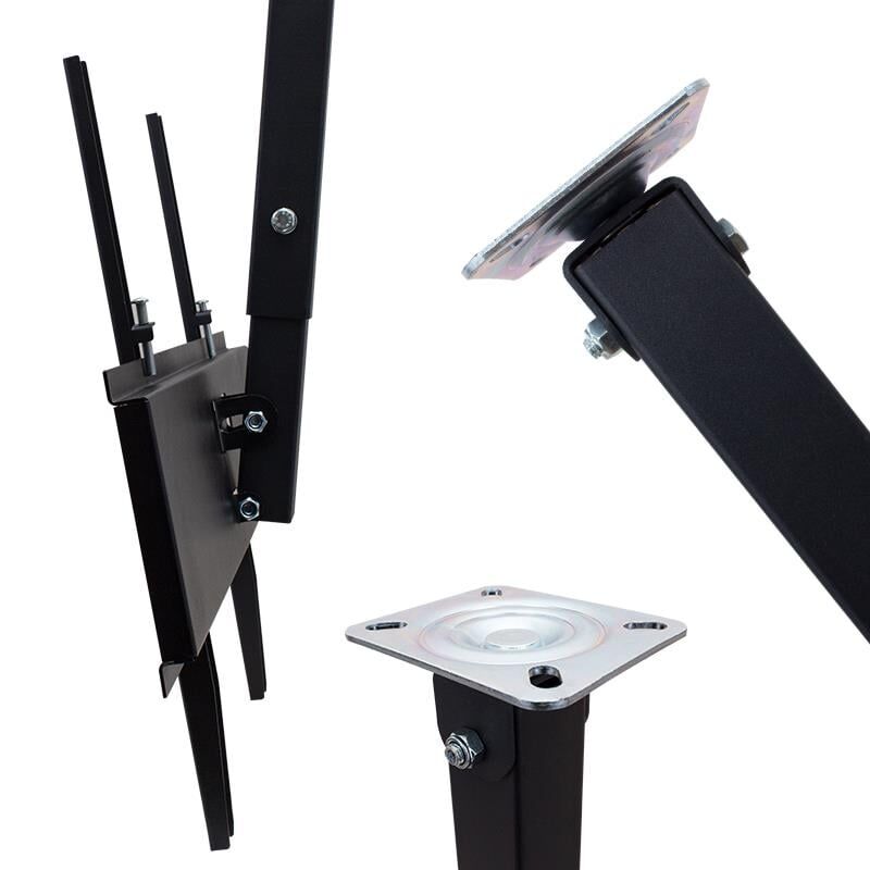 Ayt Powermaster 32-50 İnç 81-127 Ekran Ayarlanabilir 360 Derece Dönen Geniş Lcd Led Tv Askı Aparatı Hareketli Tavan Tip